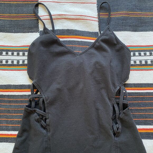 Silence + Noise Bodycon Right Form Fitting Mini Dress. Cutouts. Size Small. - Picture 2 of 6